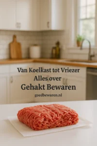 Van Koelkast tot Koekenpan Alles over Gehakt Bewaren tips