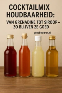 tips bewaren cocktailmix