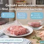 tips voor eht ontdooien van gehakt