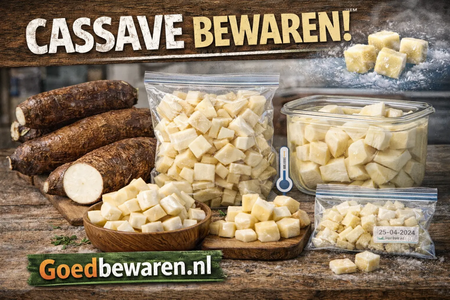 Cassave bewaren