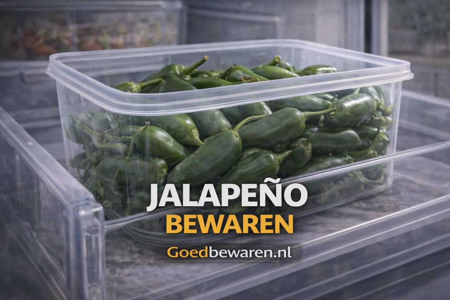 Jalapeño bewaren