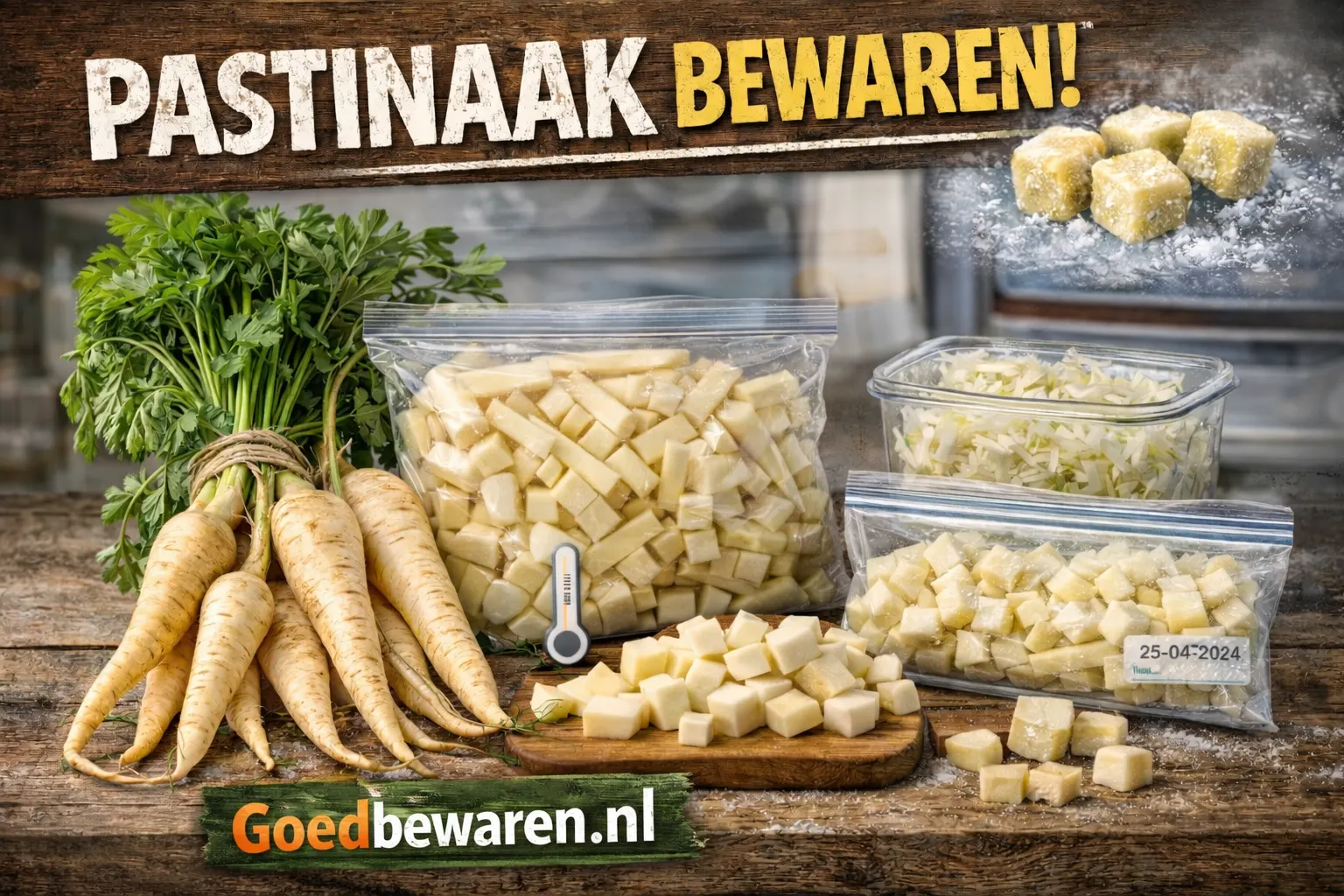 Pastinaak bewaren