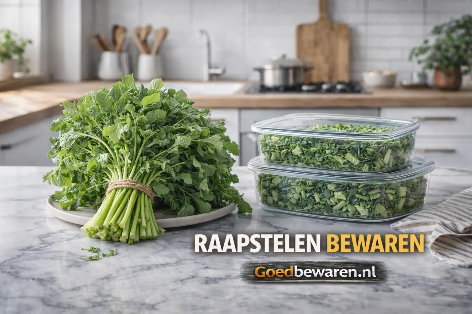 Raapstelen bewaren