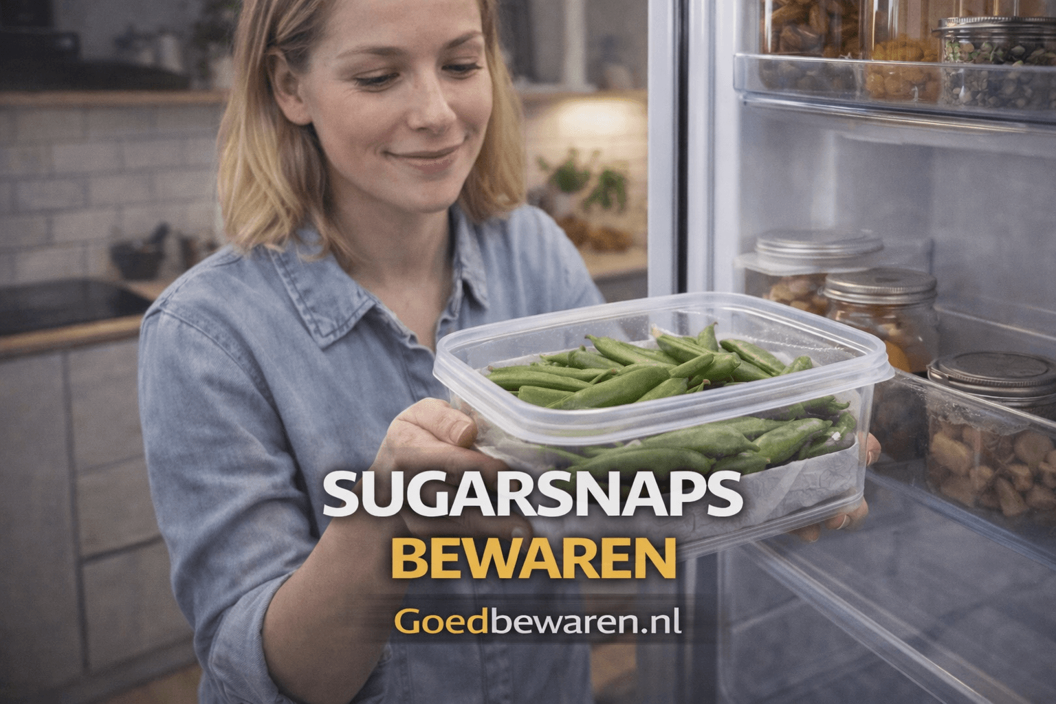 Sugarsnaps bewaren