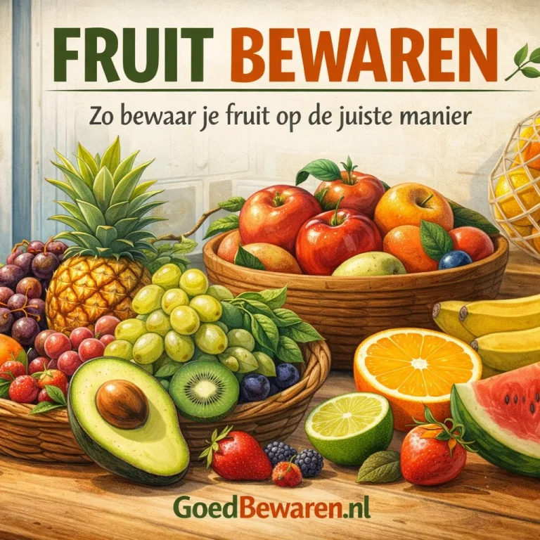 advies over fruit bewaren