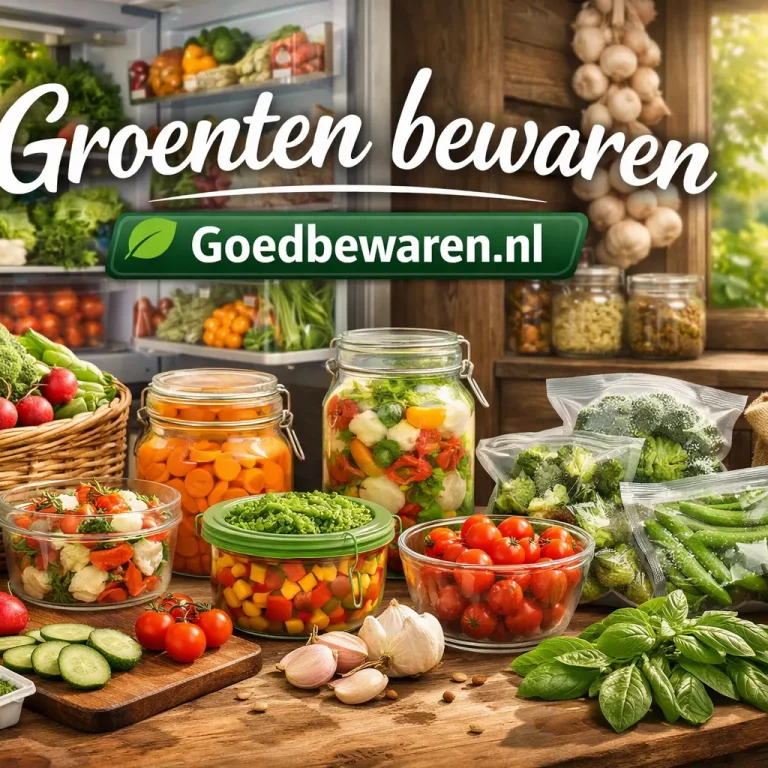Beste manier om groenten bewaren