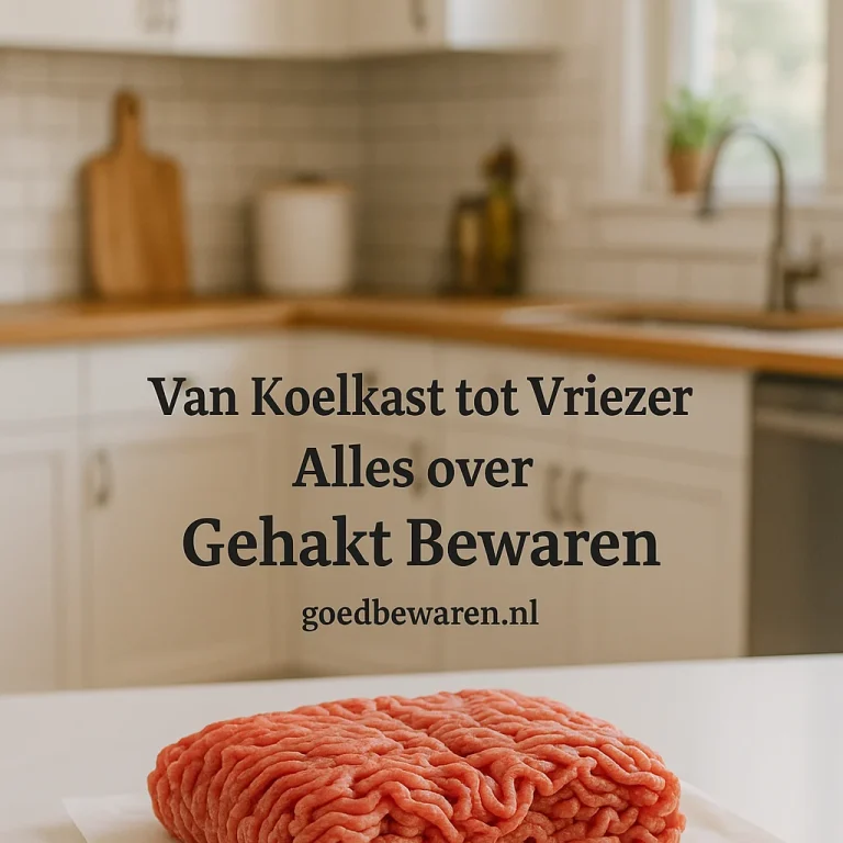 Van Koelkast tot Koekenpan Alles over Gehakt Bewaren tips