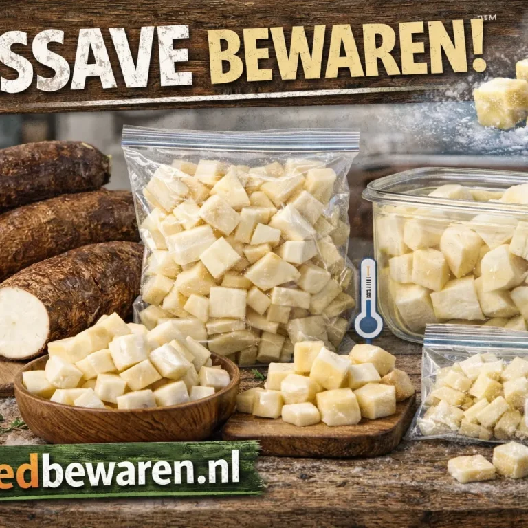 beste manier om cassave te bewaren