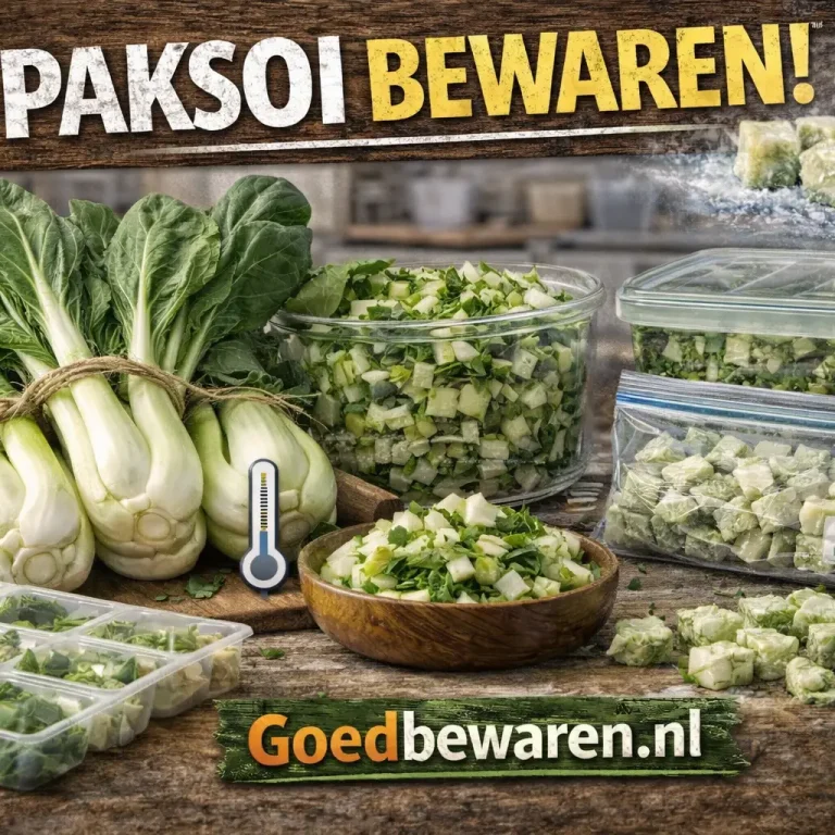 hoe paksoi bewaren