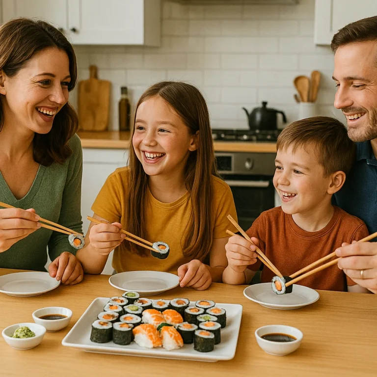 het bewaren van sushi